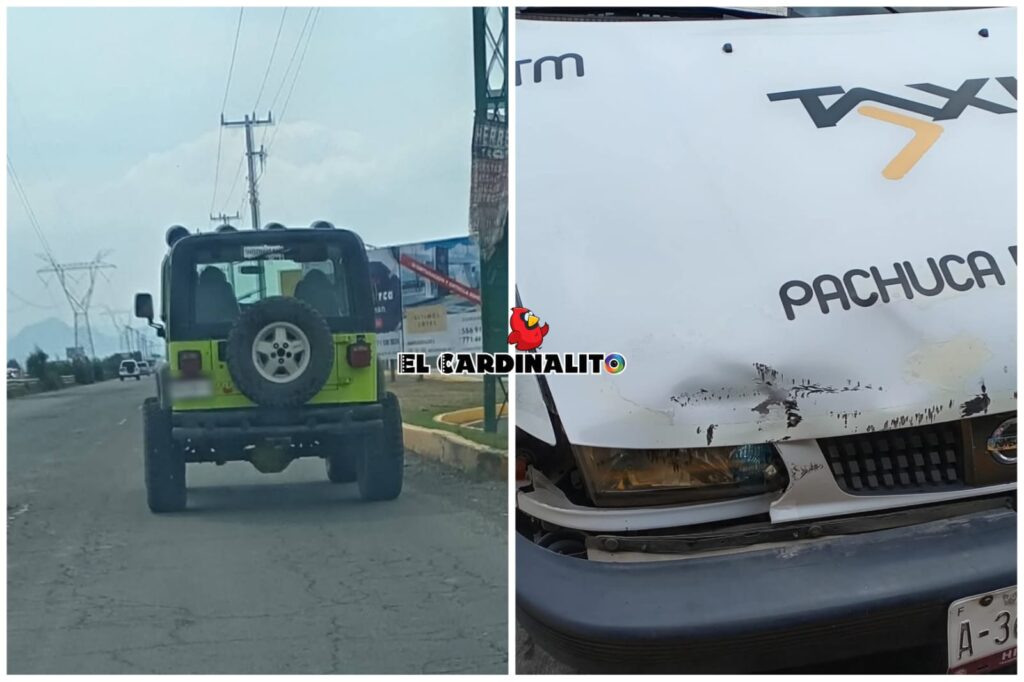 Taxista denuncia a presunto “monta choques” en Pachuca: pide extremar precauciones