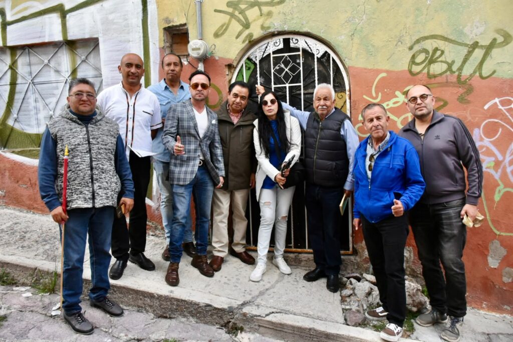 Andrés Velázquez impulsa el rescate y preservación de los Barrios Altos de Pachuca